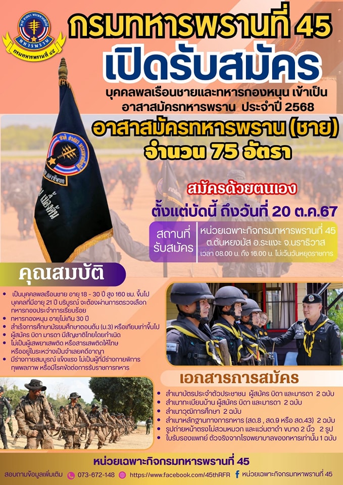 กรมทหารพรานที่ 45